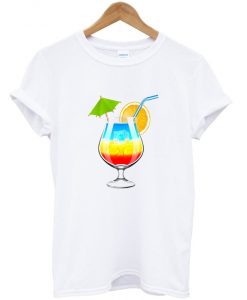 rainbow cocktail t-shirt