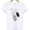 girl and the moon t-shirt