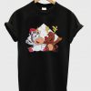 unicorn and reindeer christmas t-shirt
