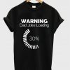 warning dad joke loading t-shirt