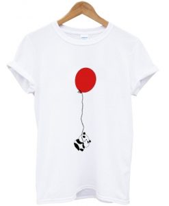 panda balloon t-shirt