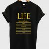 life select difficulty t-shirt