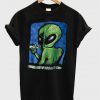 90’s Distressed Smoking Alien Grunge T Shirt