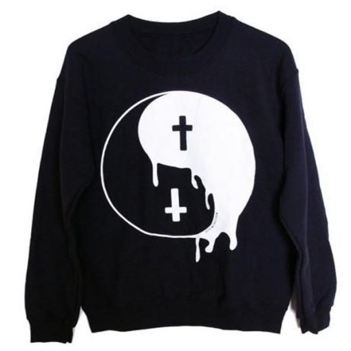 Yin Yang Cross Sweatshirt