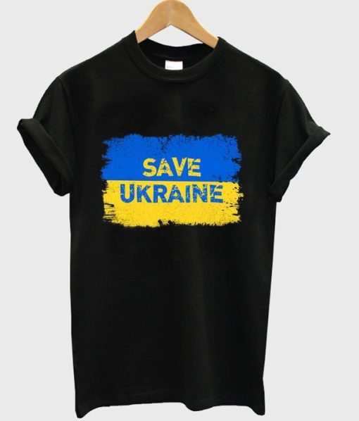 save ukraine flag t-shirt