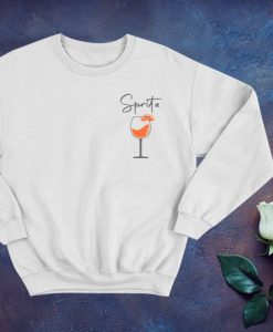 Aperol Spritz Ladies Cocktail Sweatshirt