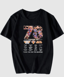 Official new York Knicks 78 Years Of The Memories T-Shirt